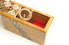 Parquetry Toothpick Holder