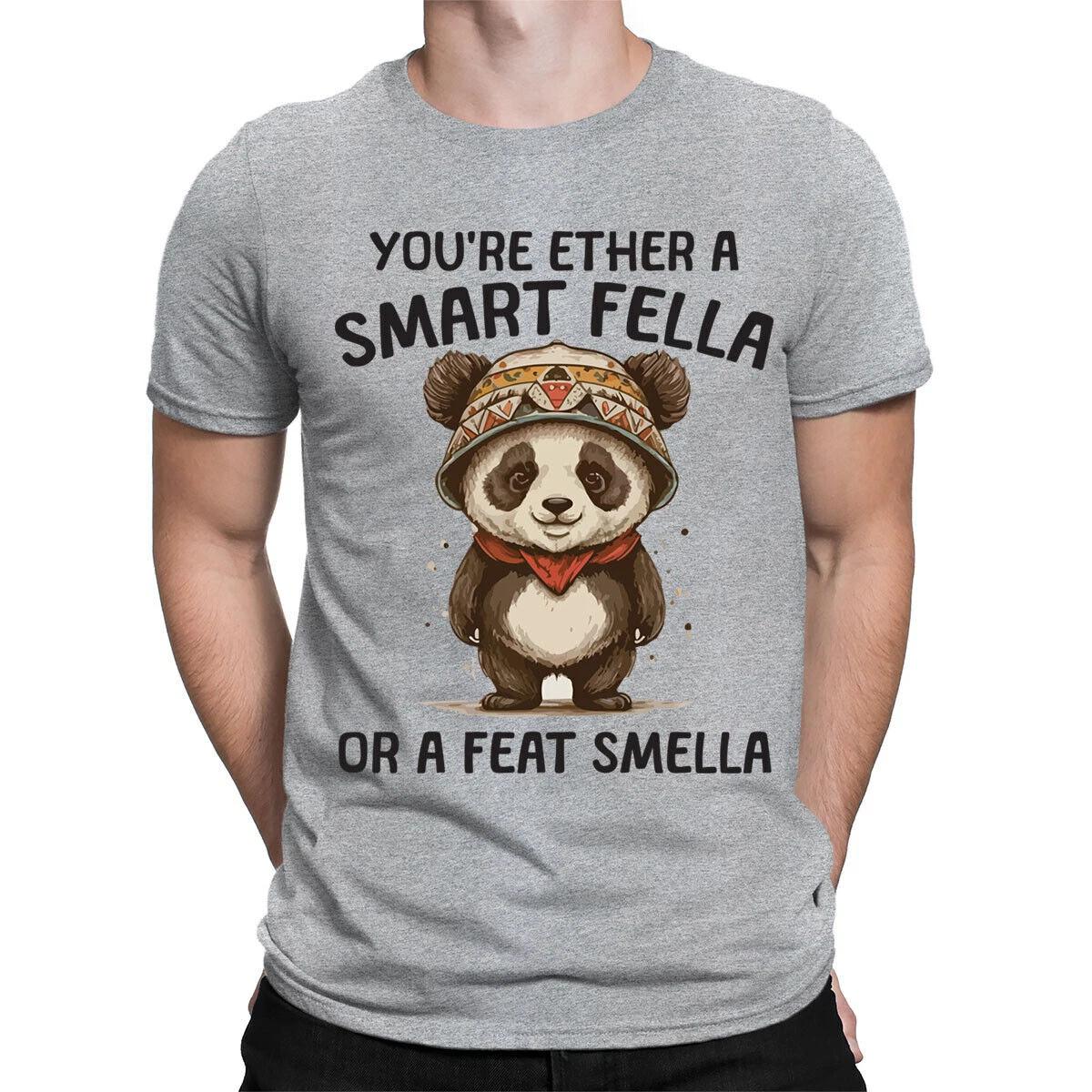 Are You A Smart Fella Or Fart Smella Funny Meme Retro Vintage Mens T-Shirts #NED S