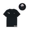 Li Ning Daisy Logo Quick-Dry Breathable Short Sleeve T-Shirt Unisex Tops Black ATSS463-1(TEAM702-3.4.11)