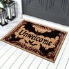 Crystal Velvet Halloween Unwelcome Floor Mat Gothic Style Decorative Door Mat  Party