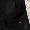 Vanson Embroidered Biker Denim Riding Size 30 NVBL-2303 Pants, Black,