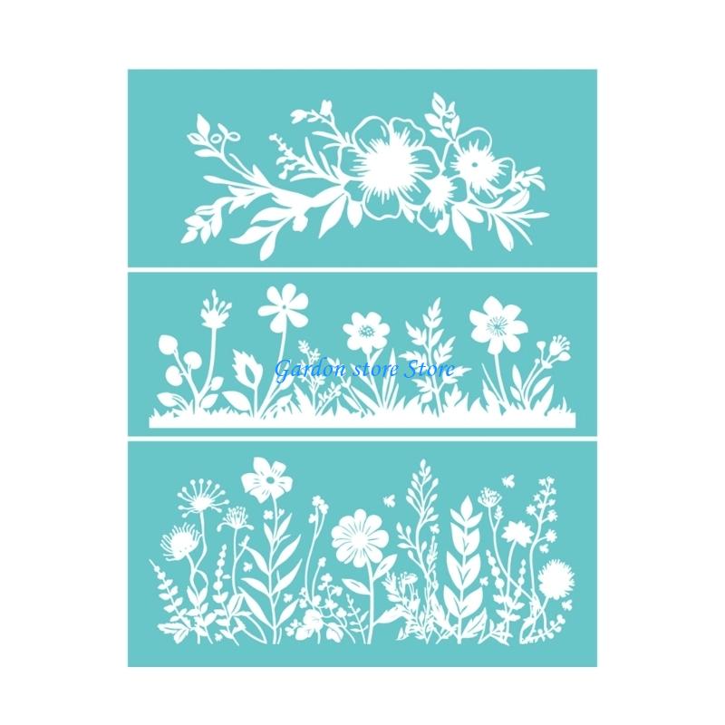 B0KB Polyester Screen Printing Template 8.66x11Inch Silkscreen Print Stencil For Shirt Bag Clothing Kid Room Wall Decoration