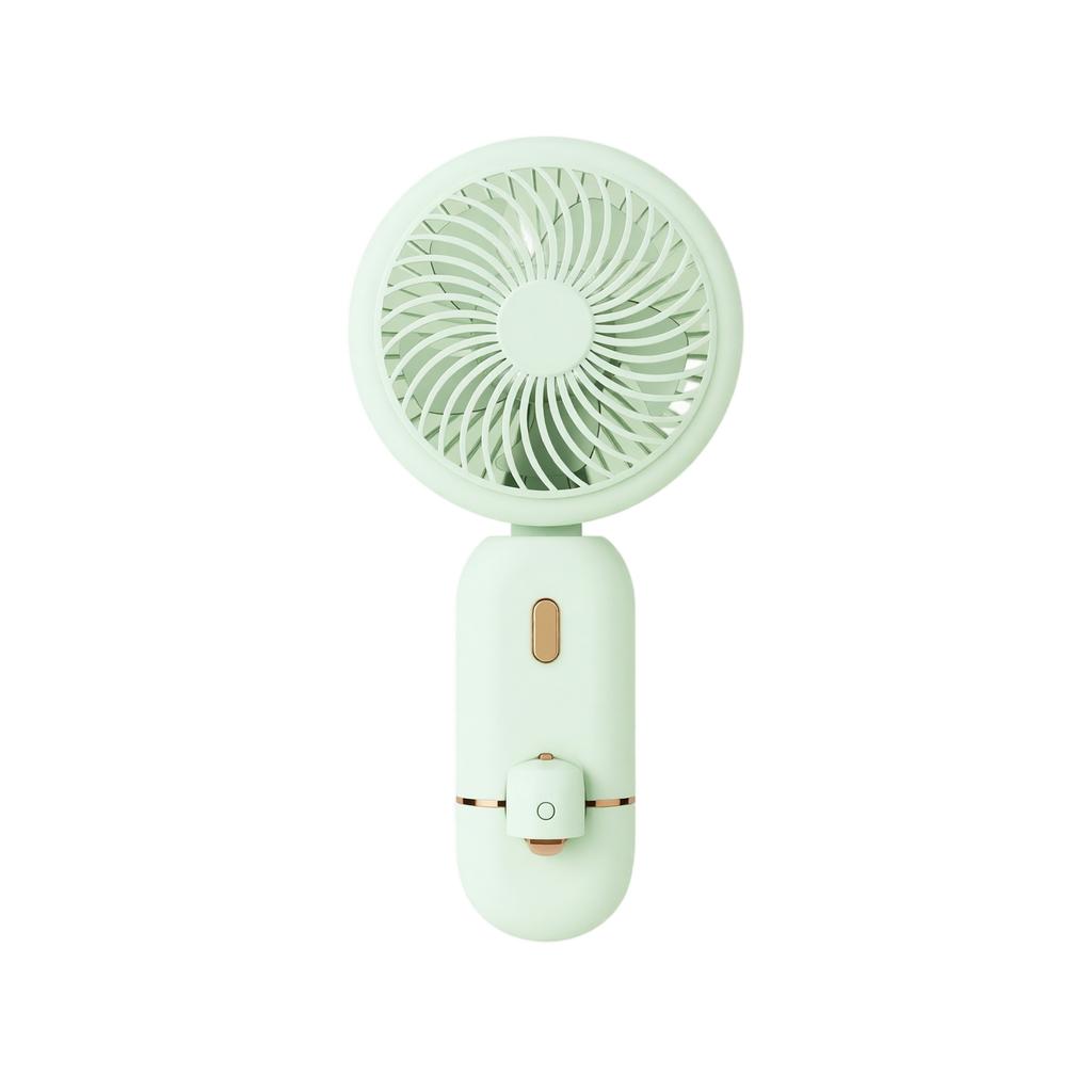 Mini Handheld Rechargeable Fan Portable Personal Cooling Device with 3 Adjustable Speeds and 1 to 3 Hours Battery Life USB Charging