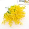 In Stock 7-Branch Rapeseed Artificial Flower Bunch for Weddings, Home, Photography & Landscaping
