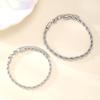 2Pcs Versatile Trendy Twisted Rope Chain Couple Bracelets For Women Men  Simple Bracelet Set Jewelry Accessories Gift