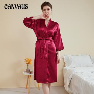 Dámské letní domácí lehké luxusní pyžamo s devíti body s rukávem nadměrných velikostí