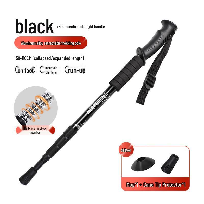 Professional Telescopic Folding Trekking Poles - Anti-slip Unisex Hiking Climbing Sticks