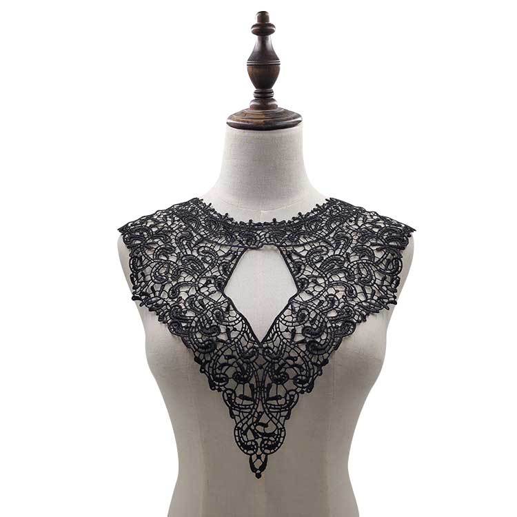 Water Soluble Lace, Embroidery, Polyester Silk, Corsage, Collar, Embroidery Collar, Fake Collar, Back Collar, Chest Opening.