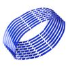 16 stk motorsykkel bilhjul felg 16 reflekterende striper 18" stripe tape klistremerker