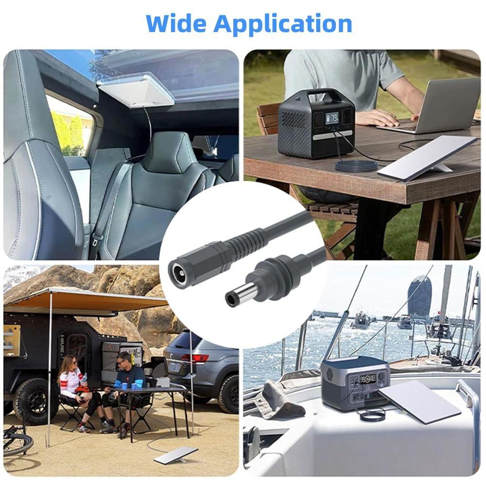 DC Male To Female Extension Adapter Cable 0.5-20M 20AWG Power Cable Cord DC5521 PVC Power Supply Cord for Starlink Mini Outdoor