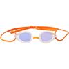 Arena Splash Racing Swim Goggles Yellow Clear Anti-Fog Mirrored Lenses Unisex Free Size