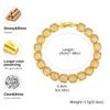 Tennis Bracelet for Women, Rhinestone 18K Gold Plated Iced Out Cubic Zirconia Link Fashion Stackable Bangles Jewelry