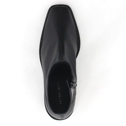 Genuine leather, soft cushioning, lightweight, made in Japan, HIMIKO lightweight sheepskin stretch boots with a sole, 651401, black, size 225.