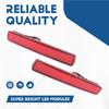2Pcs Car Rear Bumper Reflector Brake Light Led Taillight For T5 Transporter/ Caravelle / Multivan 2003-2011-A28K