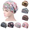Cotton Soft Beanies Sleep Caps Winter Warm Chemo Hat Women Turban Hat Head Wrap Muslim Hijabs