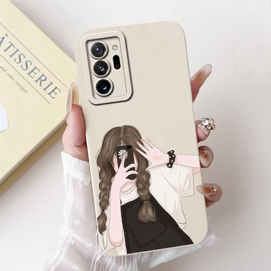 Cute Cartoon Phone Case For Samsung Galaxy Note 20 Ultra Note20 Soft Silicone Shockproof Cover For Samsung Note 20 20Ultra 5G
