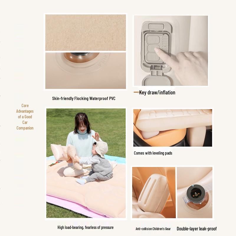 Xiaomi SU7 Car Rear Seat Inflatable Mattress Sleeping Pad
