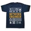 Lustige Netzwerk-Ingenieur Definition Grafik T-Shirts Herren Damen Mode Lässiges T-Shirt 100% Baumwolle Locker Übergröße T-Shirt