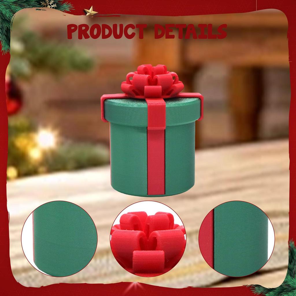 Annoying Nested Screw Gift Box Prank Packaging for White Elephant Party Black