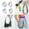 Trendy PU Rope Hanging Pendant Metal Chain For Bags Keys And Clothing Jeans Style Decoration 2025 Fashion Bag Decoration