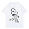 Funny New Style Hot Sale Fih Shoes Graphic T Shirts Misspelled Fish Meme Tee Unisex Women Casual Fashion Short Sleeve Tshirt Tops