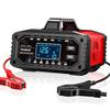 12/24V 15A Smart Battery Charger 10- Stage Charger Protect for LiFePo4 Wet Deep-Cycle Battery Usage