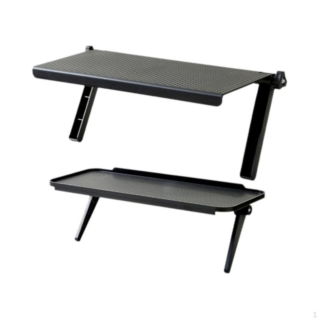 Screen Top Shelf, Adjustable Storage Rack, Tool Installation, TV Organizer M 30.7x11.9cm 1pc