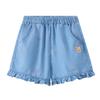 PawinPaw Baby Girls' Cartoon Bear Denim Shorts