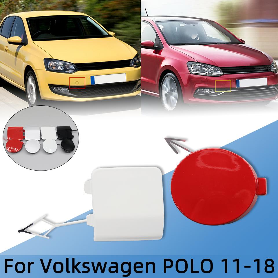 Für Volkswagen POLO 2011 2012 2013 2014 2015 2016 2017 2018 Auto Frontstoßstange Abschlepphaken Öse Abdeckung Deckel Abschleppen Ziehen Anhänger Kappe