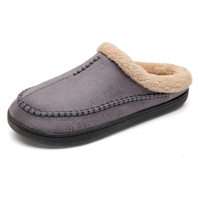 Cotton Slippers Men Winter Indoor Home with Cashmere Warm Can Be Worn Outside the Dirty Cotton Shoes