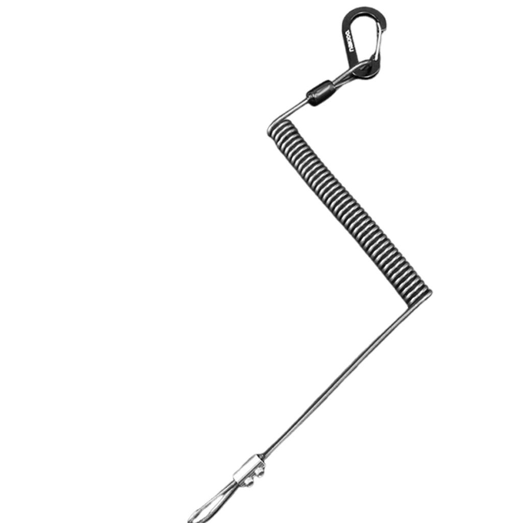 Tool Lanyard Leash Retractable Practical High Strength Fall with Carabiner for Altitude