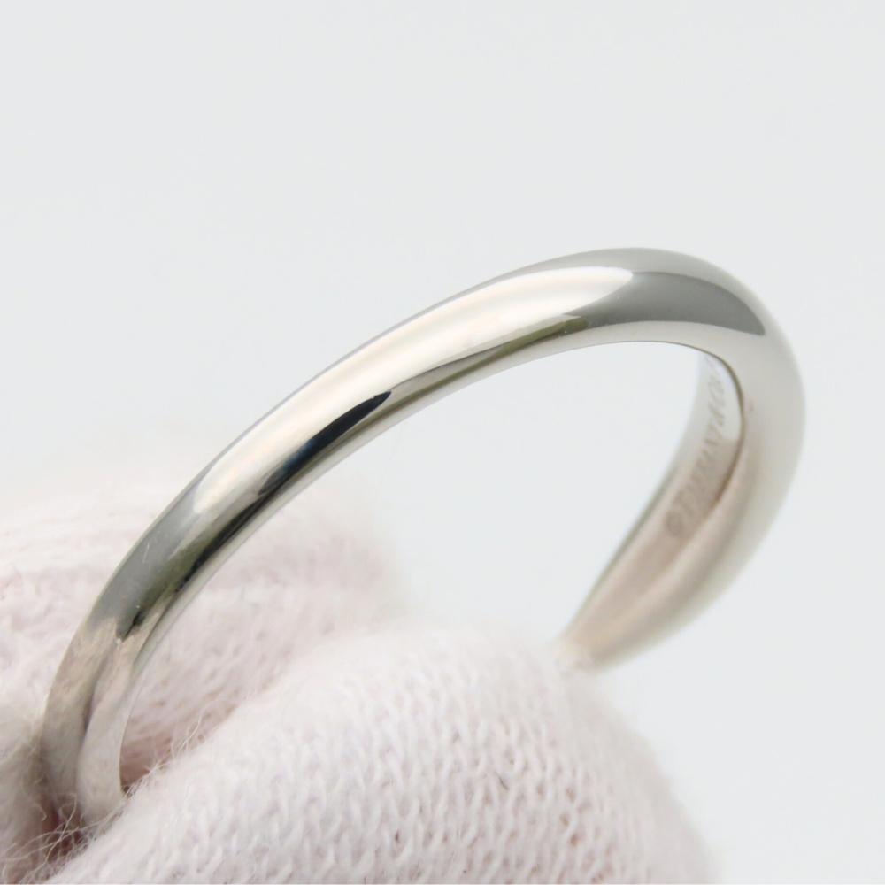 Used TIFFANY&Co. Ring Harmony Wedding Band EU#53.5 Pt950Platinum 4.8g Platinum jewelry