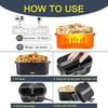 75W 1.8L Car/Truck/Office Dining Box Microwave Oven Portable Electric Heated Lunch Box Stainless Steel Detachable Heating Bowl