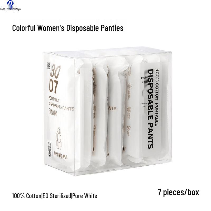 Women s Disposable Pure Cotton Underwear (7-Pack) XL