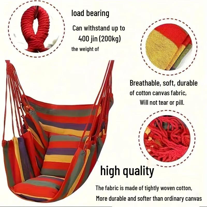 Stripe Hanging Hammock Chair