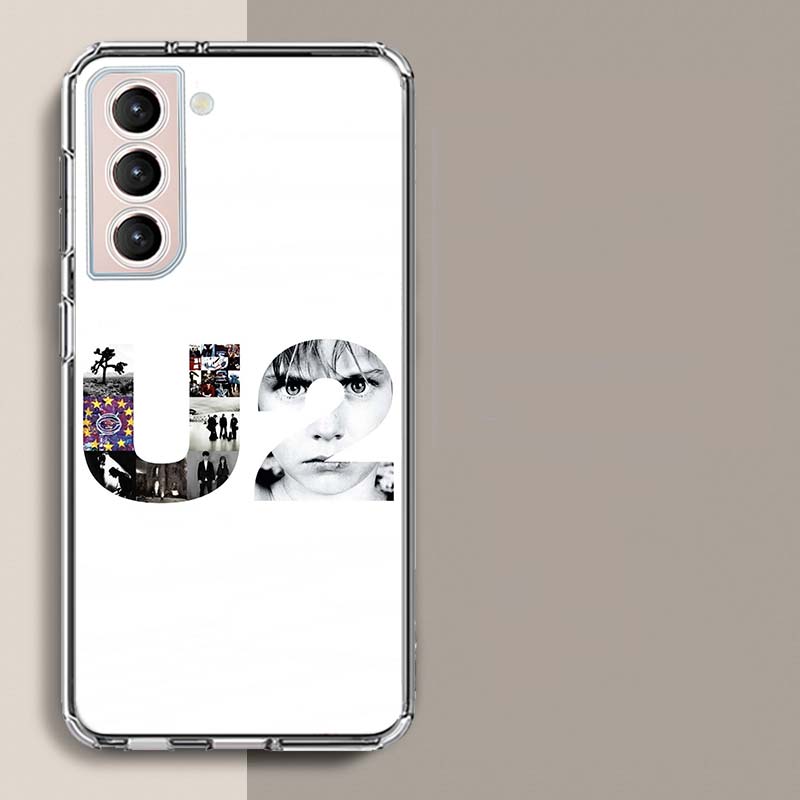 Band U2 Phone Case For Samsung A16 A26 A36 A56 A17 A15 A25 A35 A55 A14 A24 A34 A54 A04S A05S Galaxy Note 20 10 9 8 A9 A8 A7 A6 C