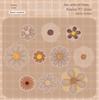 Retro Story DIY Kreatives Sticker-Set: Pastellserie