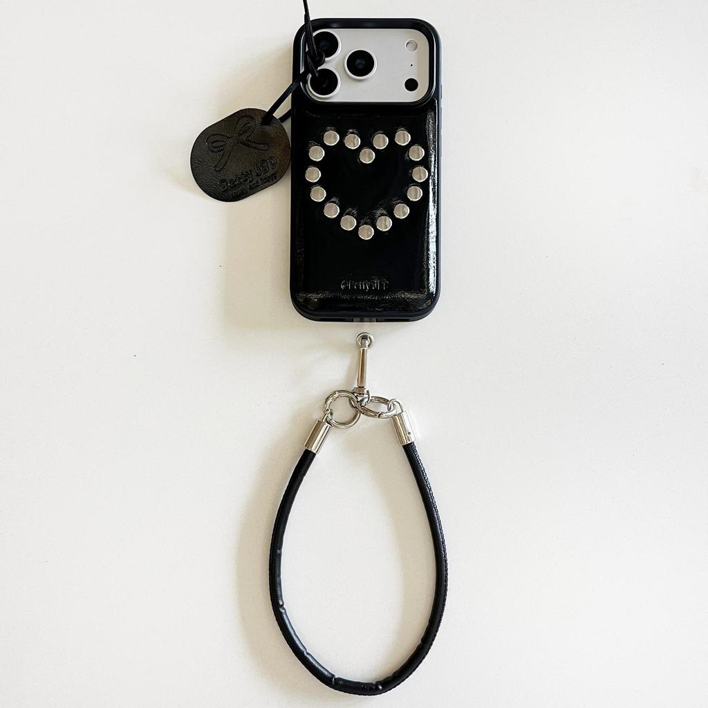 iPhone 17 Pro Max Case: High-End Leather Texture with 3D Rivets, Also Fits iPhone 16 Pro and iPhone 15