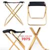 Falthocker Groß 7075 Aluminiumlegierung Outdoor Tragbar Grillen Angeln Faltstuhl Camping Klettern Hocker Tragbarer Stuhl