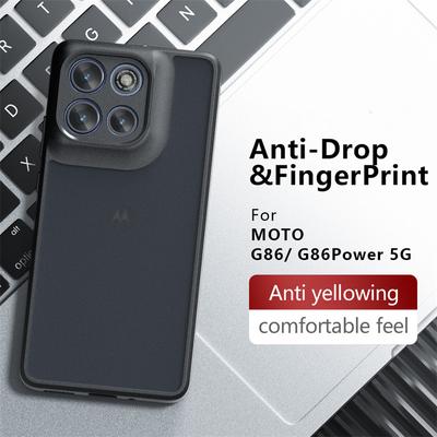Translucent Matte Case For Motorola Moto G86 Power Anti-knock Matte Back Cover For Moto G86 Power Case For Moto G86 Power Case