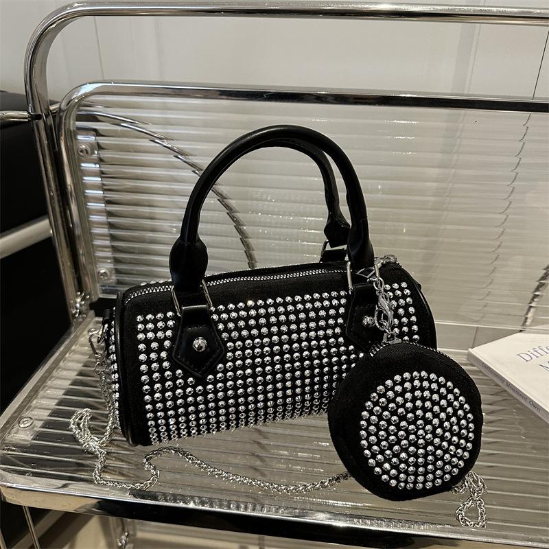 Bright Diamond Trend Women's Bag New Casual Shoulder Bag Fashion Portable Shoulder Underarm Fashion Crossbody Bag