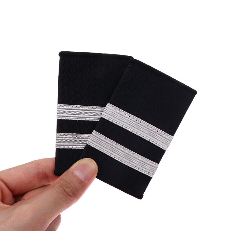 1Pair Clothing Decor Epaulettes Shirts Professional Pilots Uniform Epaulets Craft Shoulder Badges Garment Diy Accessories