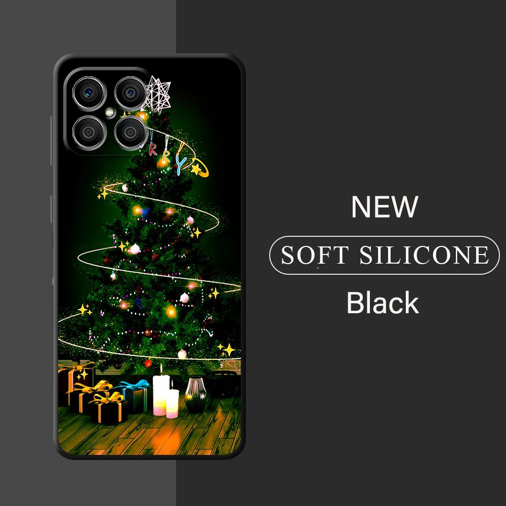 

Case For Huawei Honor X8 8X X9a X7 90 Lite 70 50 20 P30 Pro P40 Y9 2019 P Smart Z Soft Funda Phone Cover Christmas Trees Shell Honor X8 4G