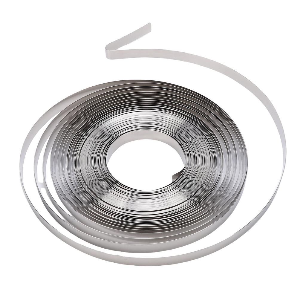 Stainless Steel Tape Strapping Strap Tools for Strapping, 3Celsius4 Inch x 100 Feet Stainless Steel Adhesive Tape with Ratchet Tensioner Knife and
