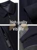 Premium Plus Size Men's Business Casual Jacket for Spring and Autumn - Solid Color Lapel Design