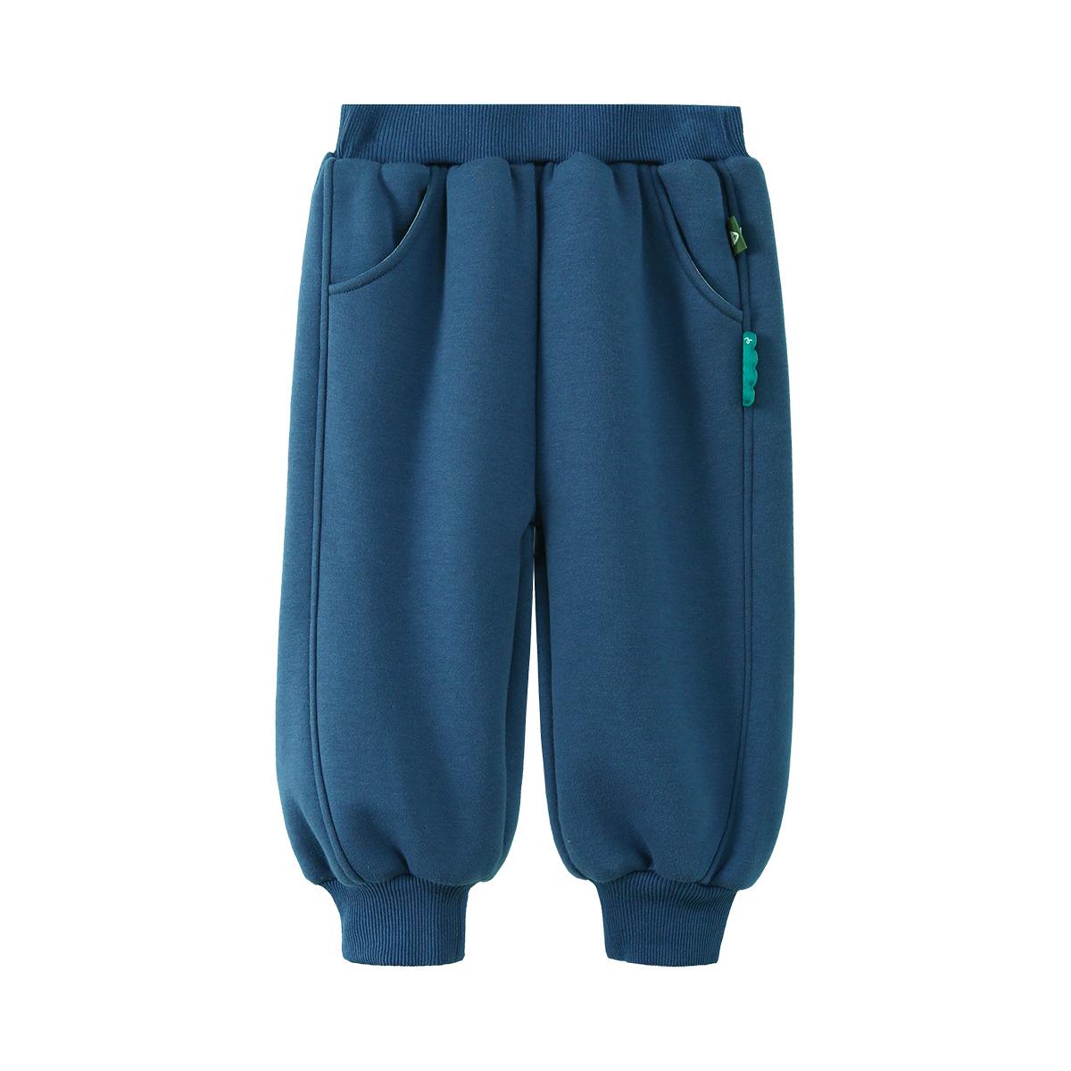 

Детские мультяшные повседневные брюки на флисовой подкладке, Коллекция Зима 2025 - Многоцветные, Универсальные для мальчиков и девочек 140 cm