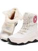 Winter Fleece-Lined Waterproof Snow Boots: Warm, Thick, Height-Boosting, Windproof, Mid-High Tube Unisex Travel Boots for Below Zero Outdoors