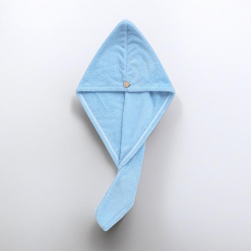 Coral Fleece Quick-Dry Hair Towel Cap - Super Absorbent, Soft Bath Head Wrap