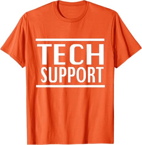 Funny Tech Support Tshirt Letters Printed Saying Tee Humor Technology Enthusiasts Casual Tops Short Sleeve Blouses Novelty Gift
