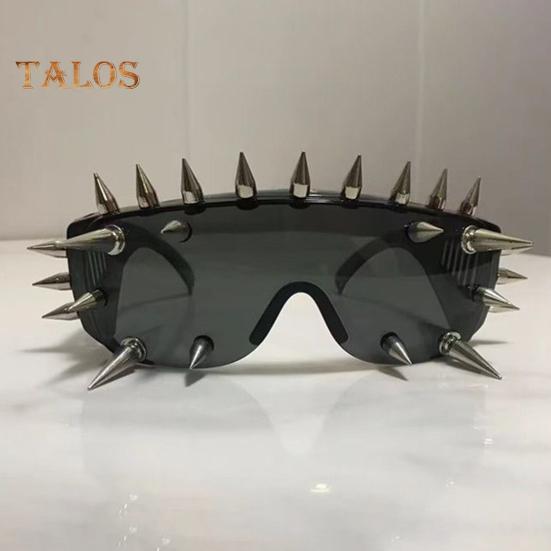 Unisex-Brille, Metallnieten, Party-Sonnenbrille, leichtes Design, Cosplay-Sonnenbrille, Schattenbrille für Damen und Herren